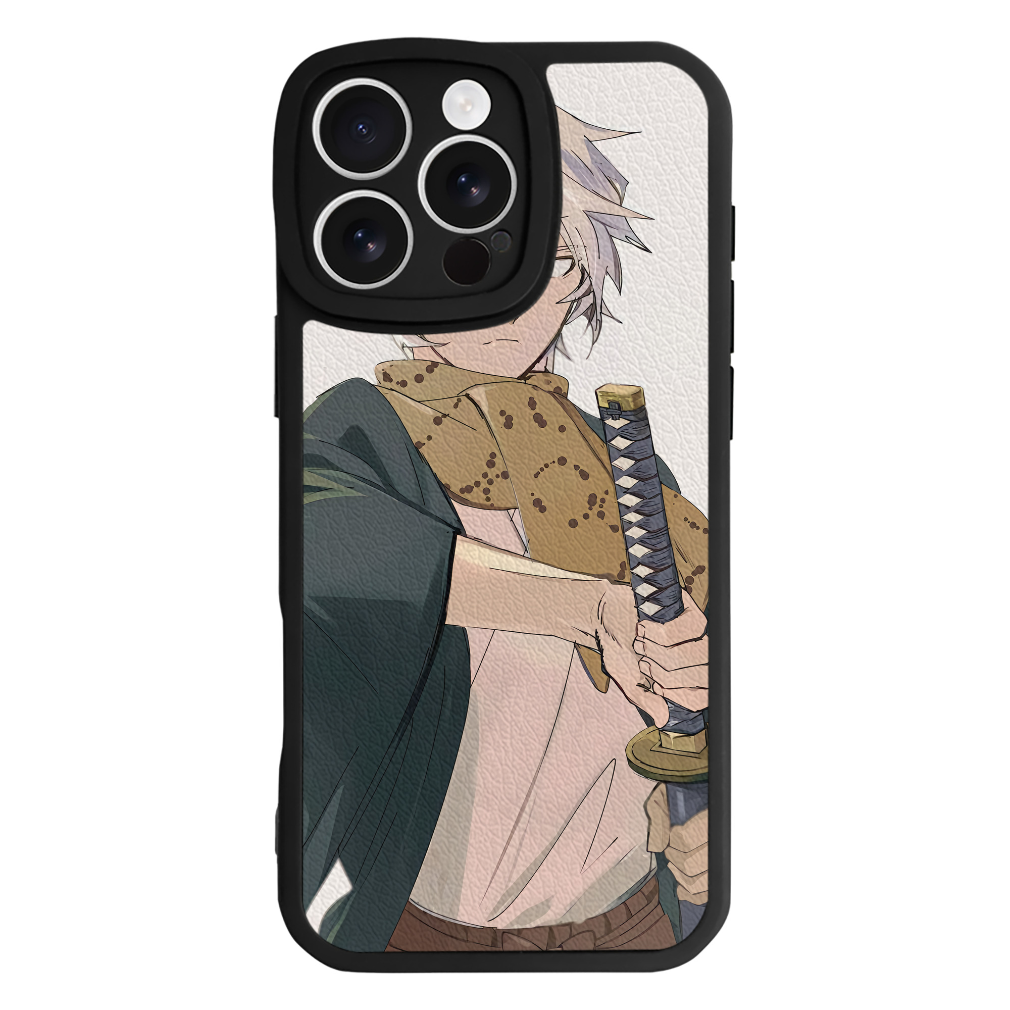 （画像用） 文豪ストレイドッグス Bungo Stray Dogs 【iPhone 16シリーズ対応】シリコンスマホケース（レザー調） 材質：シリコン